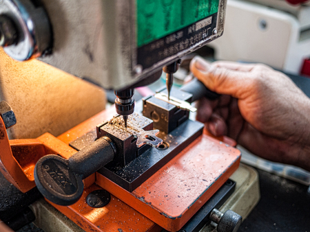 Key copying.の写真素材