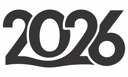 2026 year template design vector illustration