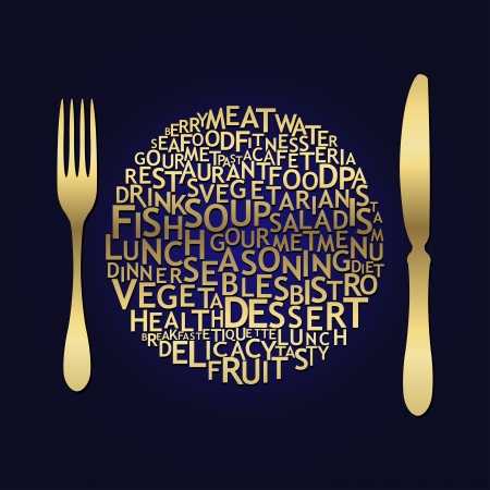 Set of cutlery iconsのイラスト素材