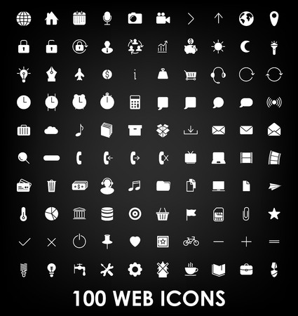 Set icons for business, communication, web. のイラスト素材