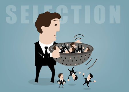 vector illustration concepts for human resources managementのイラスト素材