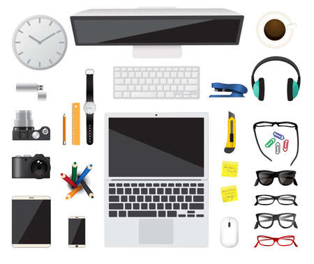 Business top concept Flat design Vector illustration.のイラスト素材