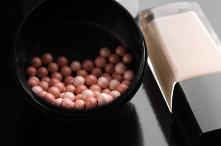 blush and tonal creamの写真素材