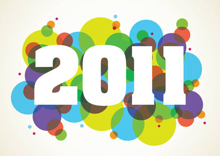 new year composition.のイラスト素材