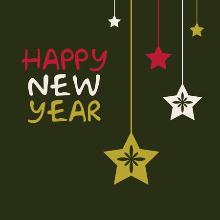 new year cardのイラスト素材