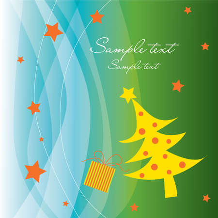 New year's vector cardのイラスト素材