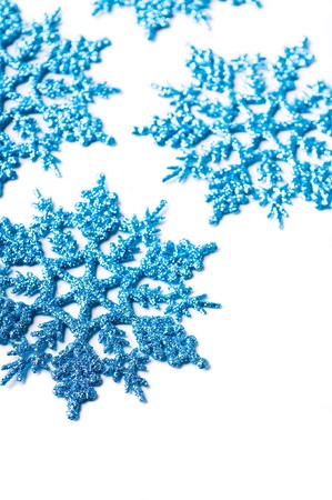 decorative snowflake isolatedの写真素材