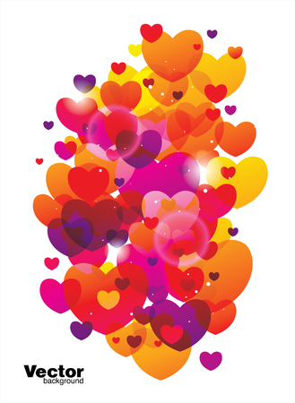 valentine's vector backgroundのイラスト素材