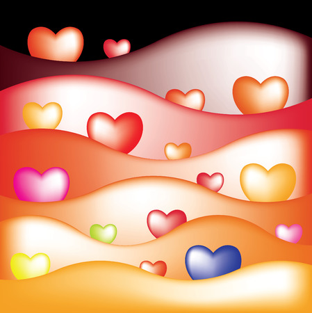 valentine's vector backgroundのイラスト素材