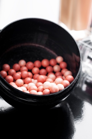 blush and tonal creamの写真素材