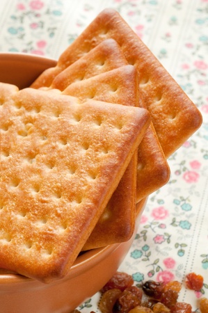 Cookies and raisinの写真素材