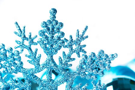 decorative snowflake isolatedの写真素材