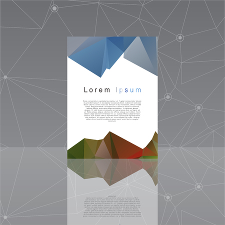 Folder design content background. editable vector illustrationのイラスト素材