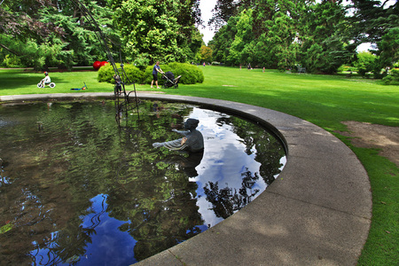 Christchurch on South island, New Zealandの写真素材