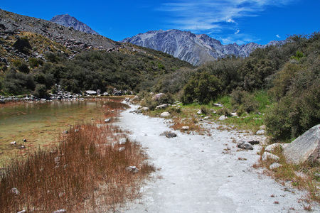 National park Mount Cook, New Zealandの写真素材
