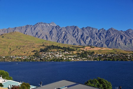 Queenstown city - entertainment, New Zealandの写真素材