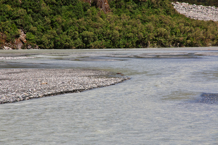Fox Glacier on south island, New Zealand
