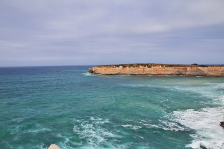 Great ocean road, Indian ocean, Australiaの写真素材