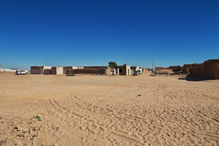 The town of Karma in the Sudan, Africaの写真素材