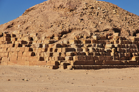 Pyramids of the ancient world in Sudanの写真素材