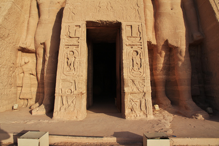Temple in Abu Simbel, Egyptの写真素材