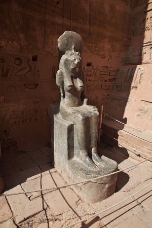 The temple of Medinet Habu in Luxor, Egyptの写真素材