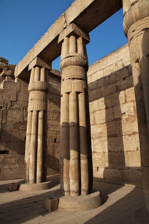 Ancient Luxor temple in Luxor city, Egyptの写真素材