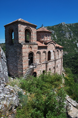 Asenovgrad fortress in Mountains of Bulgaria