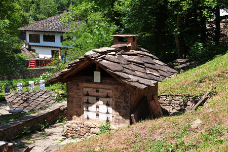 Ethnographic museum in Bulgaria countryの写真素材