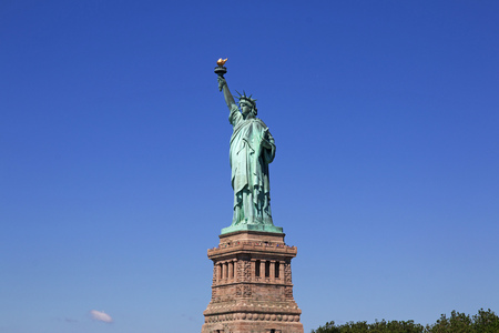 Statue of liberty in New York, USAの写真素材