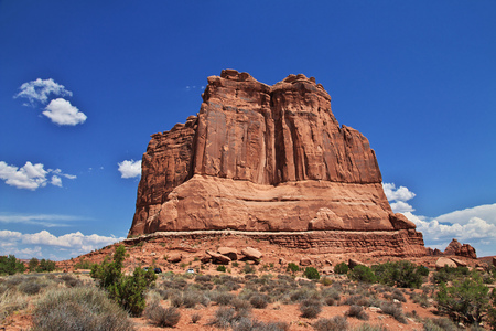 Arches Valley in Utah, USAの写真素材