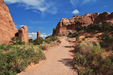 Arches Valley in Utah, USAの写真素材