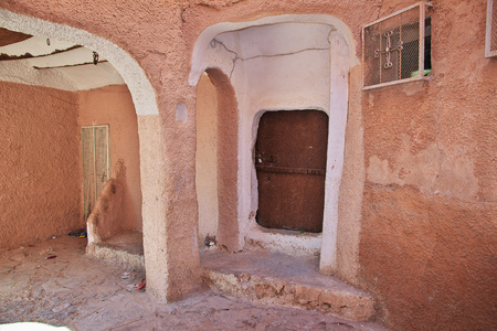 Ghardaia is city in Sahara desert, Algeriaの写真素材