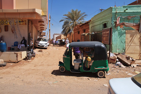 Khartoum, Sudan - 18 Feb 2017. Local market in Khartoumのeditorial素材