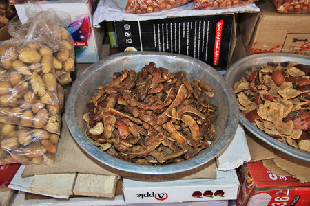 Khartoum, Sudan - 18 Feb 2017. Local market in Khartoumのeditorial素材