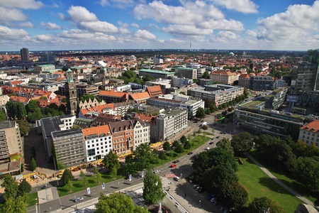 Hanover is an ancient city in Germanyの写真素材