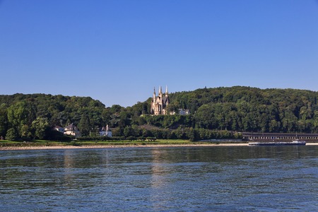 Rhine Valley in west Germanyの写真素材