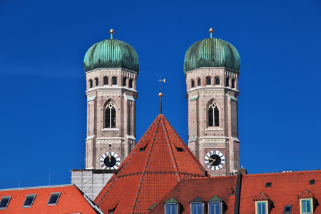 Church in Munich of Bavaria, Germanyの写真素材
