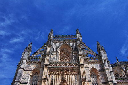 Ancient Dominican monastery in Batalha, Portugalの写真素材