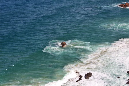 Cape Roca on Atlantic ocean, Portugalの写真素材