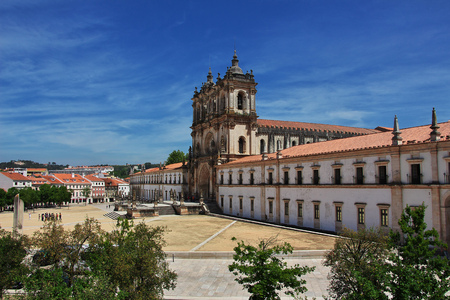 The ancient monastery Alcobaca in Portugalの写真素材