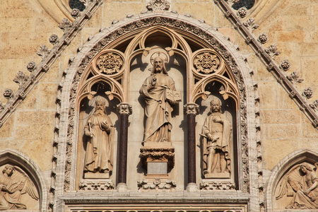 Cathedral in Zagreb city, Croatiaの写真素材