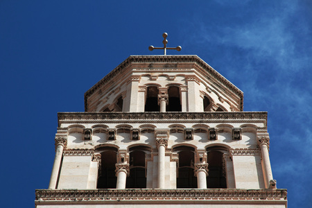 Cathedral in Split city on the Adriatic sea, Croatiaの写真素材