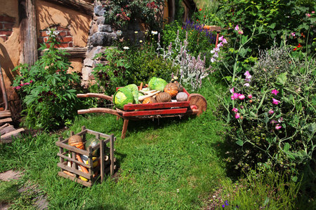 Hobbiton, New Zealand - 15 Dec 2018. Hobbiton is theme Park in New Zealand.のeditorial素材