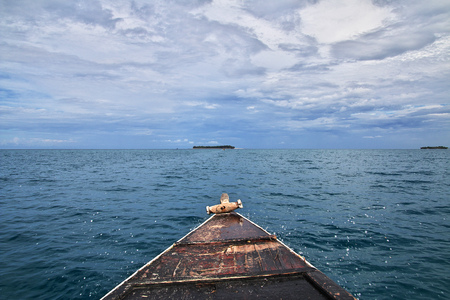 The Boat on Zanzibar island, Tanzaniaの写真素材