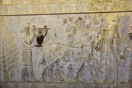 Persepolis is the capital of the ancient Empire in Iranの写真素材