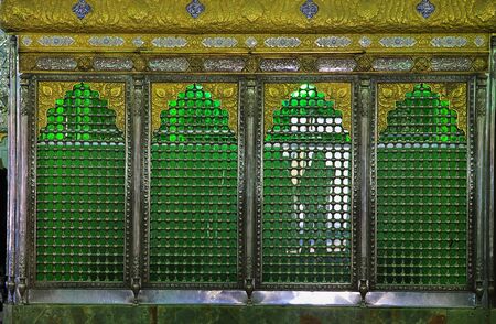 Mirror Mosque in Yazd city, Iranの写真素材