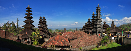 Pura Besakih Temple on Bali island, Indonesiaの写真素材