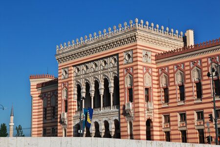 The bulding in Sarajevo city, Bosina and Herzegovinaの写真素材