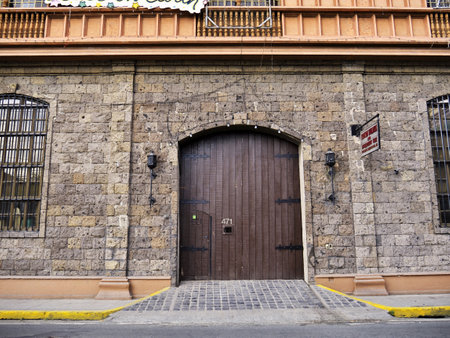 Manila, Philippins - 06 Mar 2012. The building in Manila city, Philippinesのeditorial素材